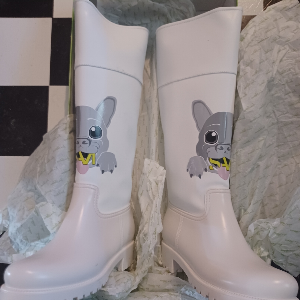 Sam Edelman Annabelle Rain Boots, Size 9 Waterproof Calf/knee High New In Box!